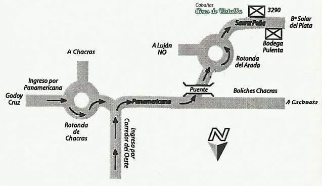 门多萨 Cabanas El Maiten Vistalba酒店